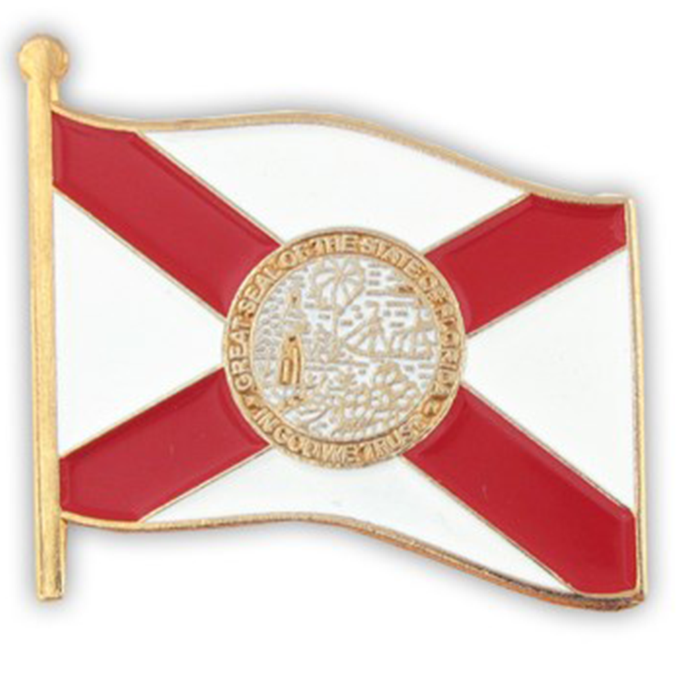 Pin-- FL. Flag, Square