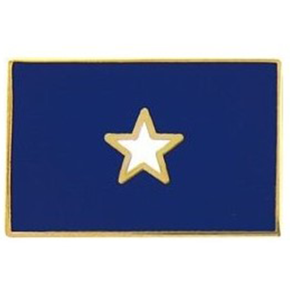 Pin-- Bonnie Blue, Square