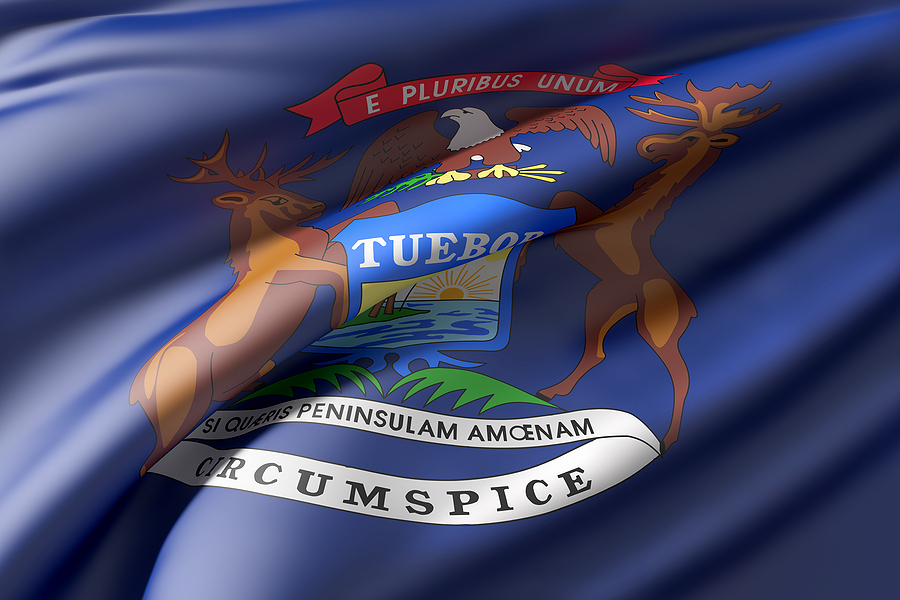 Michigan State Flag